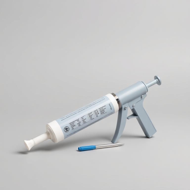 Sanitär-Silikon Set mit Kartuschenpistole